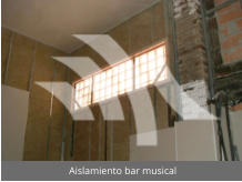 Aislamiento bar musical