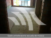 Suelo antivibratorio escuela de msica